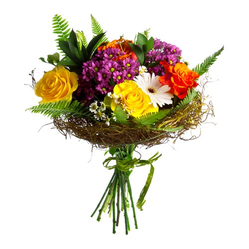 Bouquet of mixed seasonal flowers Italian Flora