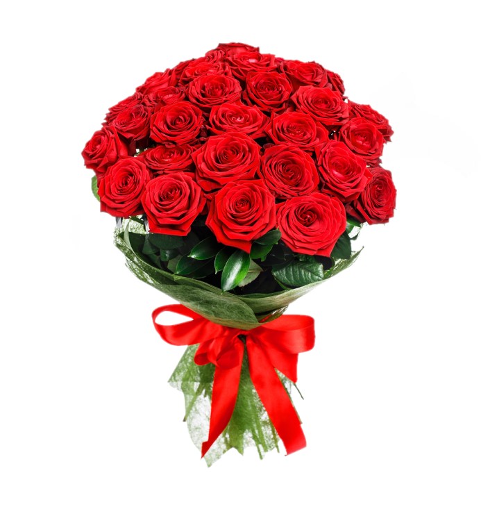 Bunch of red roses - Italian Flora