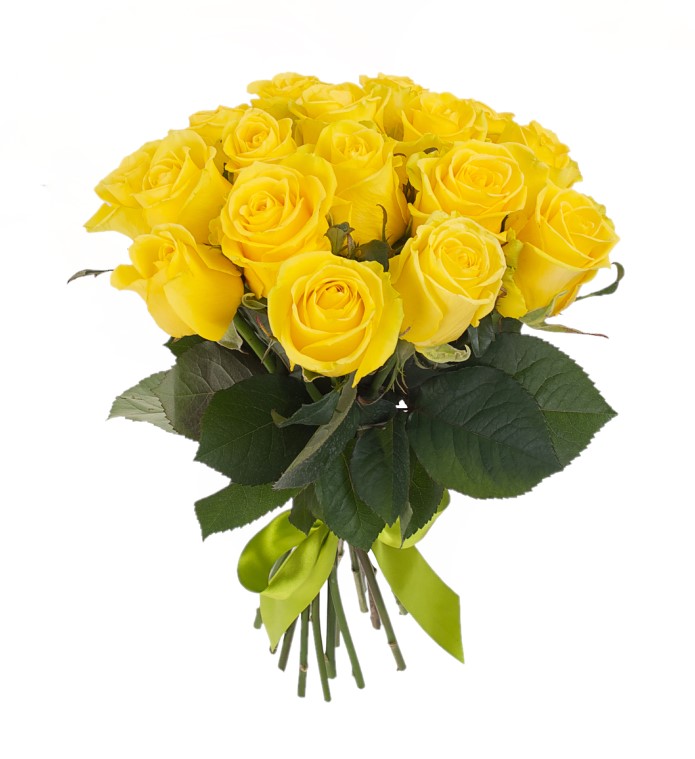 Bouquet de roses jaunes - Flore italienne