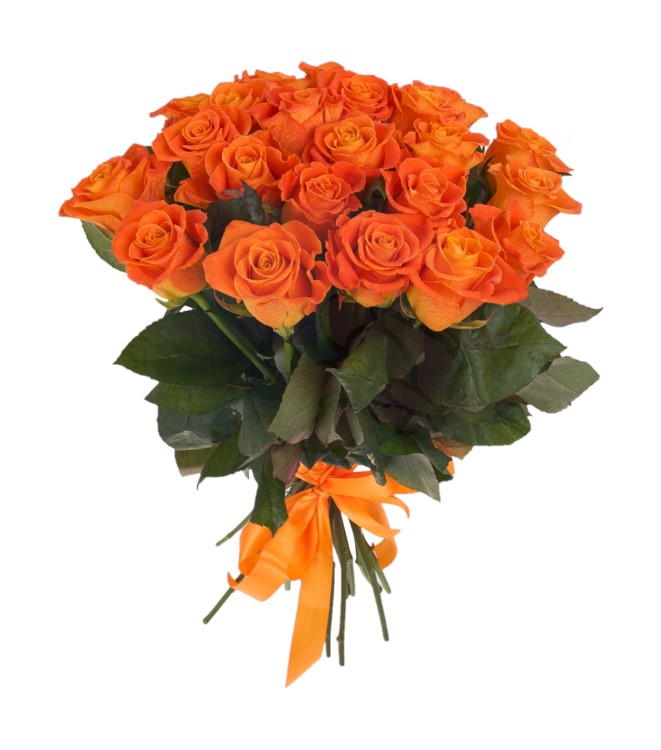 Bouquet de roses oranges - Flore italienne