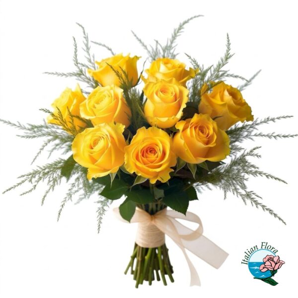 Bouquet of yellow roses