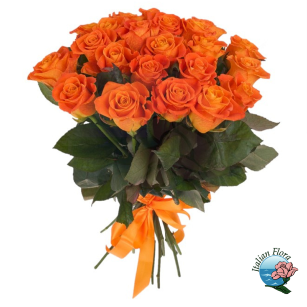 Ramo de rosas naranjas