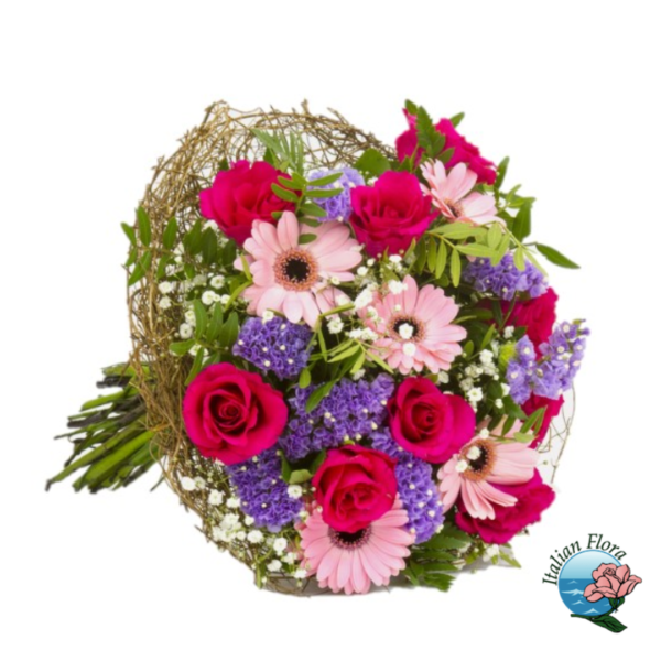 Red and pink bouquet