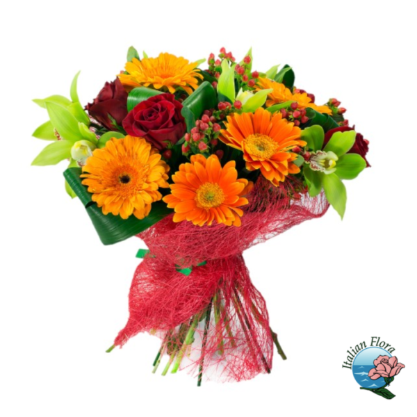 Bouquet of bright flowers