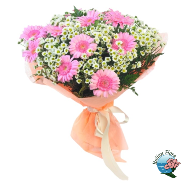 Pink and white bouquet