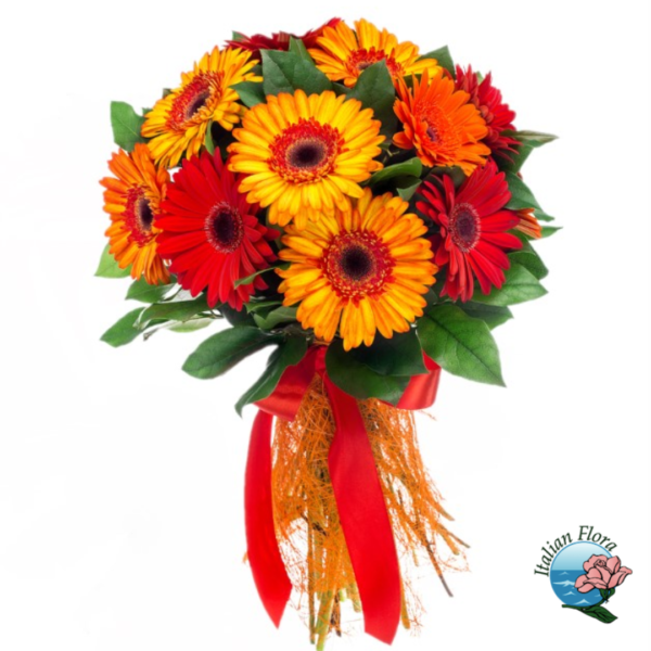 Red and orange bouquet