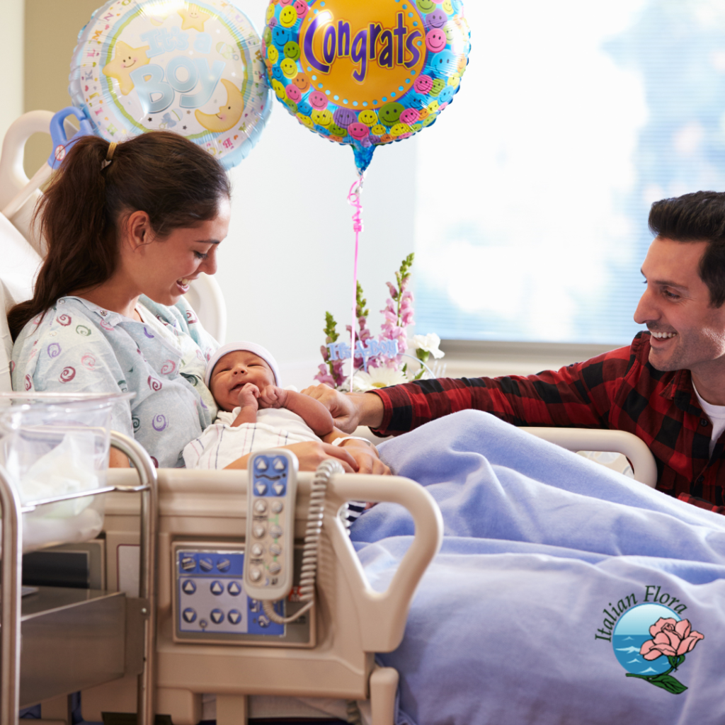 What flowers to give for the arrival of a newborn