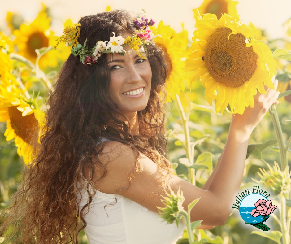 What does a sunflower bouquet symbolize