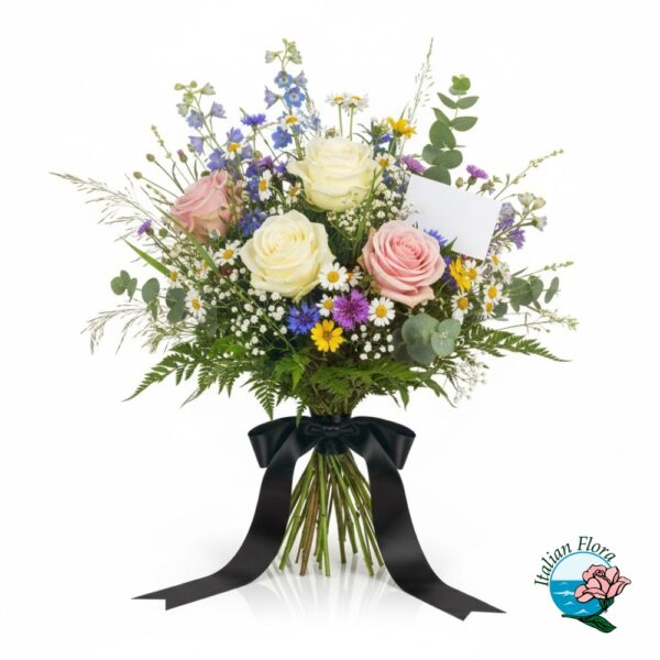 Sympathy flowers bouquet
