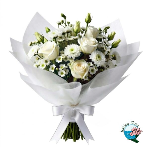 Funeral mix white bouquet