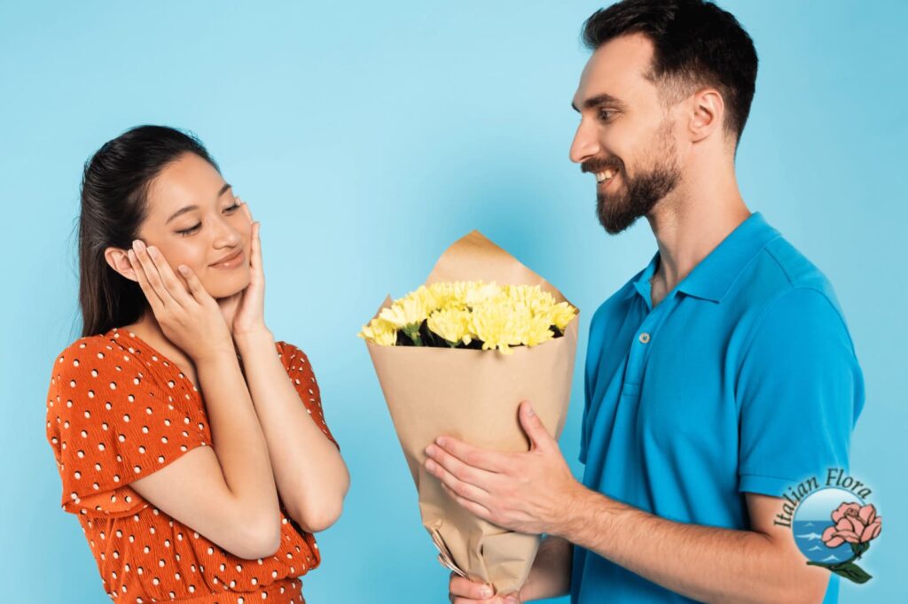 How to wish happy Easter to friends with flowers?