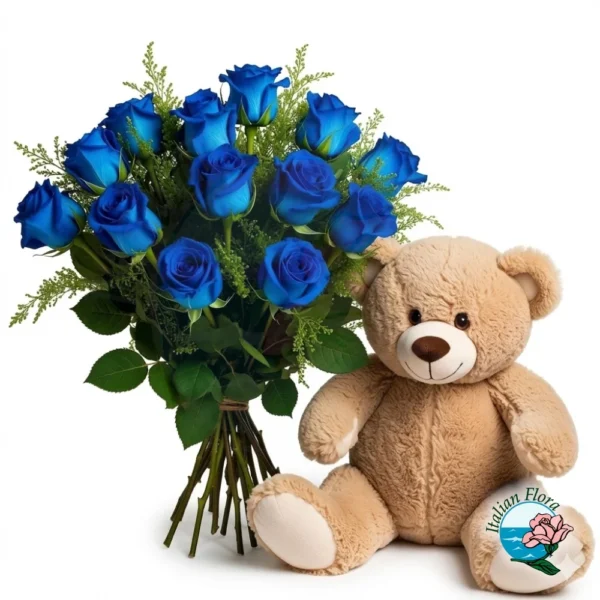 bouquet-of-blue-roses-with-teddy